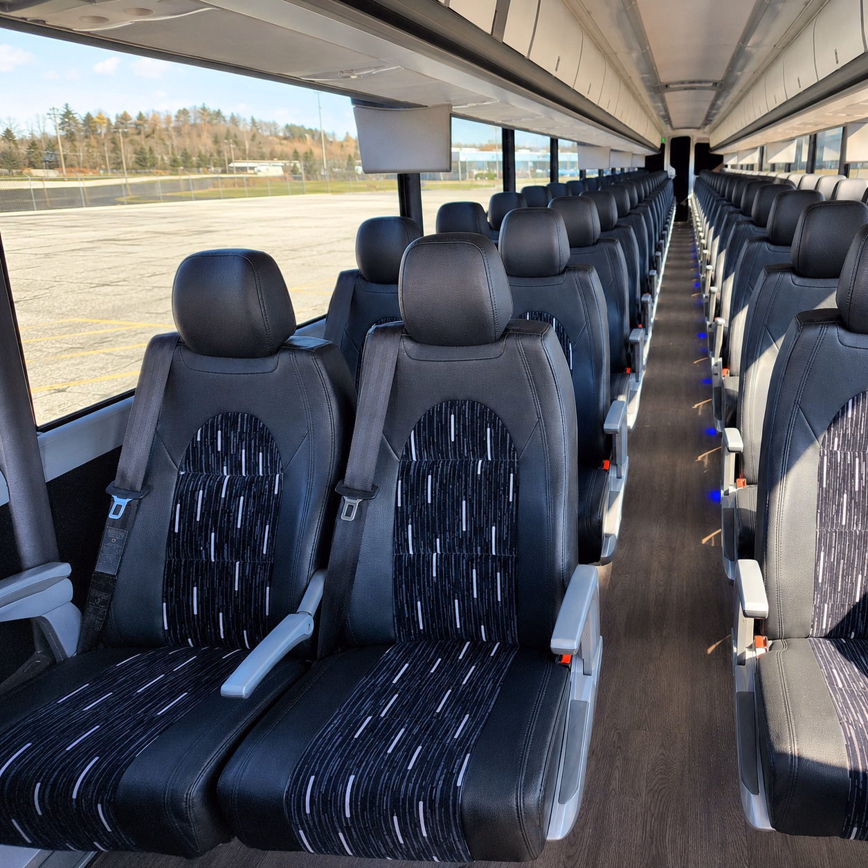 millcreek concert transportation onboard seating
