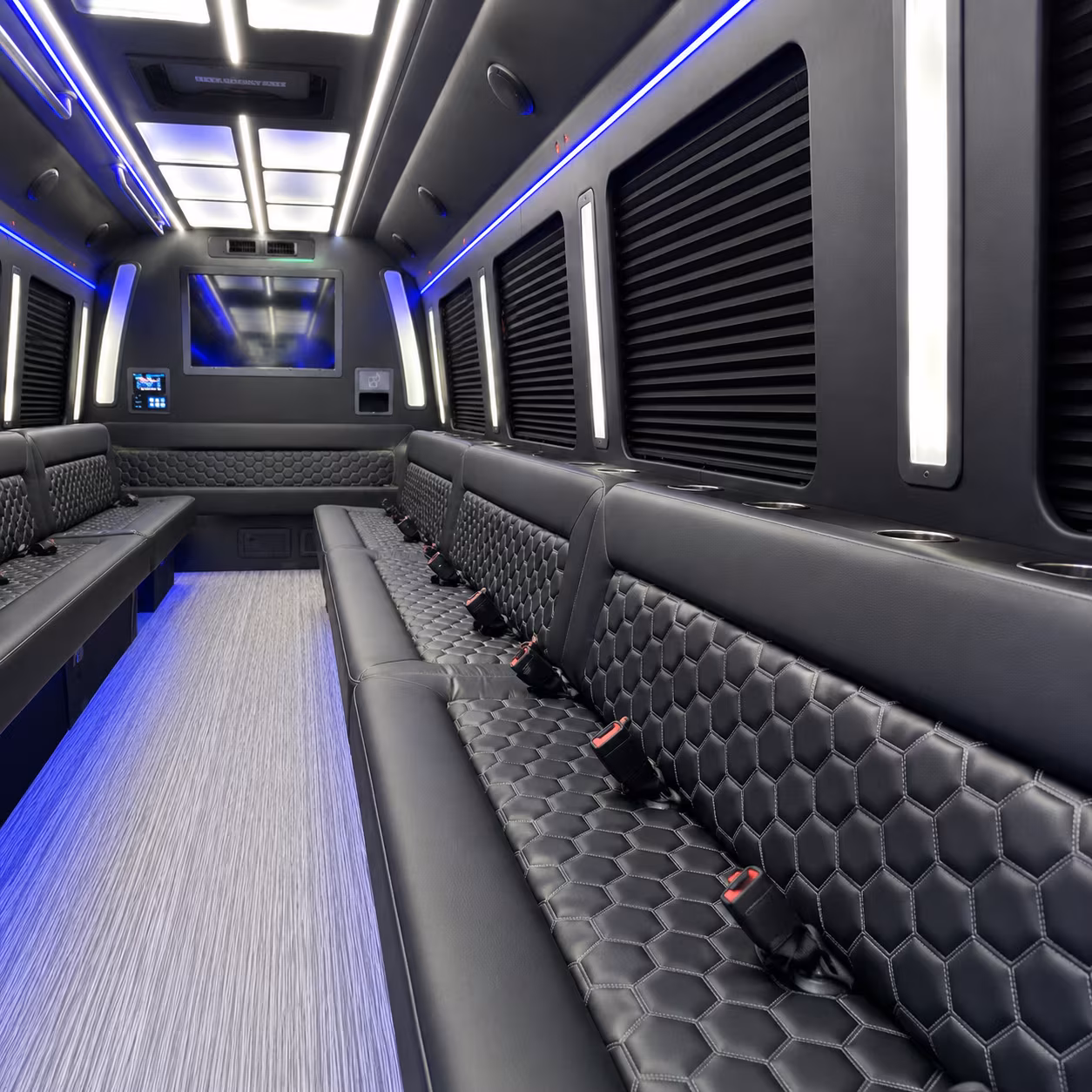millcreek party bus rental interior