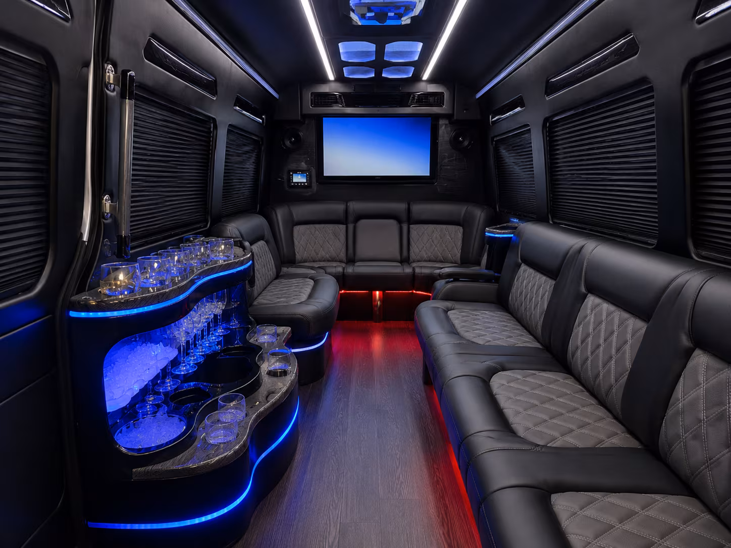 start your prom night early the bus is part of the celebration