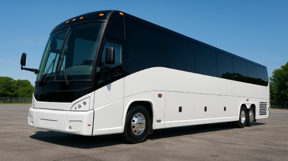 Exterior of Charter Bus Company Henderson's 55 Passenger Charter Bus in Henderson