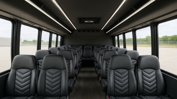 millcreek 15 passenger minibus inside
