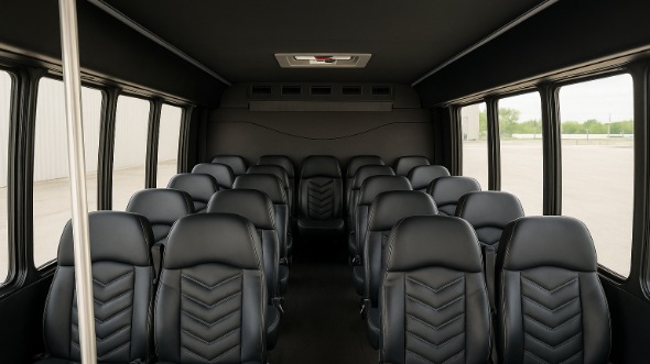 millcreek 15 passenger minibus interior