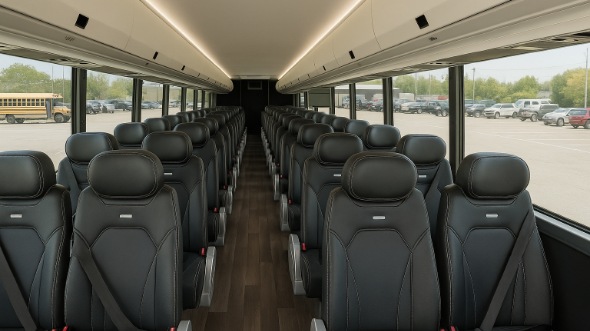 millcreek 18 passenger minibus inside