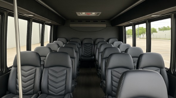 millcreek 30 passenger minibus inside