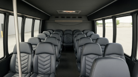 millcreek 35 passenger minibus inside